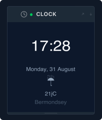 Mado clock plugin